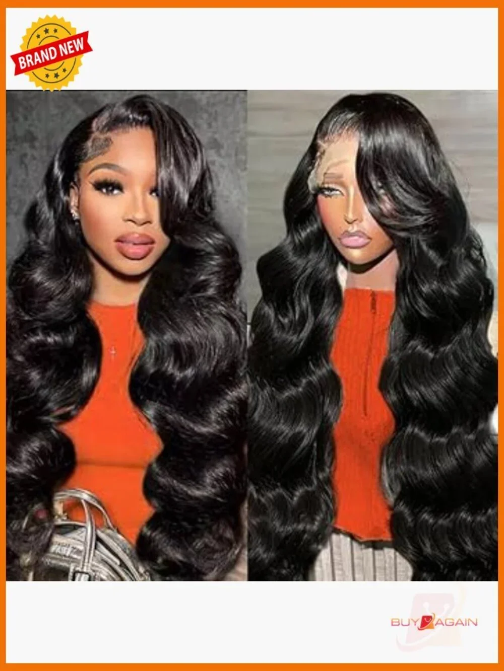 32 Inch 200 Density Body Wave Lace Front Wig HD 13x6 Pre Plucked Glueless